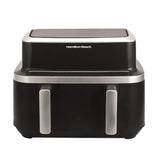 Hamilton Beach HB700VCGS - Black 9L Dual Air Fryer - Dual Zone with Vision Window
