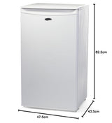 Freestanding Under Counter Fridge 92L 48cm White