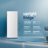 Freestanding Larder Fridge 242L 55cm White E Rated