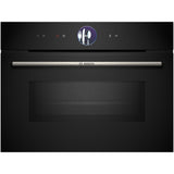 Bosch CMG7361B1B Series 8 Built-in compact Oven with Microwave function Black