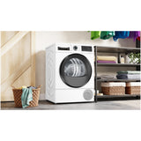 Bosch WQG245A0GB Series 6 9kg Heat Pump Tumble Dryer White - A+++ Rated