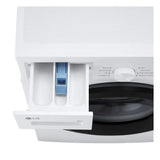 LG F4A10S8NWK 8kg 1400 Spin Front Load Washing Machine White - A Rated