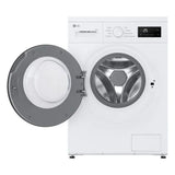 LG F4A10S8NWK 8kg 1400 Spin Front Load Washing Machine White - A Rated