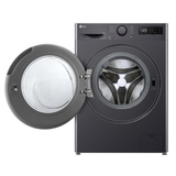 LG F4Y510GBLN1 10kg Steam 1400 Spin Freestanding Front Loading Washing Machine Slate Grey