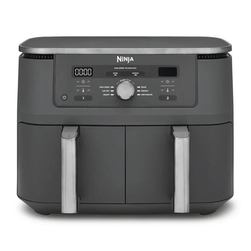 Ninja MAX 6 in 1 Dual Zone Air Fryer DZ400UK 9.5L Gunmetal Grey - Clearance