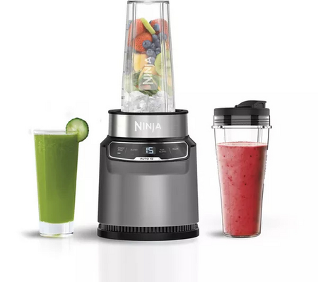 Ninja Motorised Compact Blender with Auto-iQ BN500UK