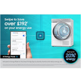 Samsung Series 9 DV90F09F4SU1 with AI Home 9kg Heat Pump Tumble Dryer Dark Steel