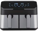 Daewoo SDA2616GE 9L XL Digital Double Drawer Air Fryer 2000W