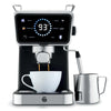 Swan SK22113BLK Espresso Digital Coffee Machine with Built-in Milk Frother - Black